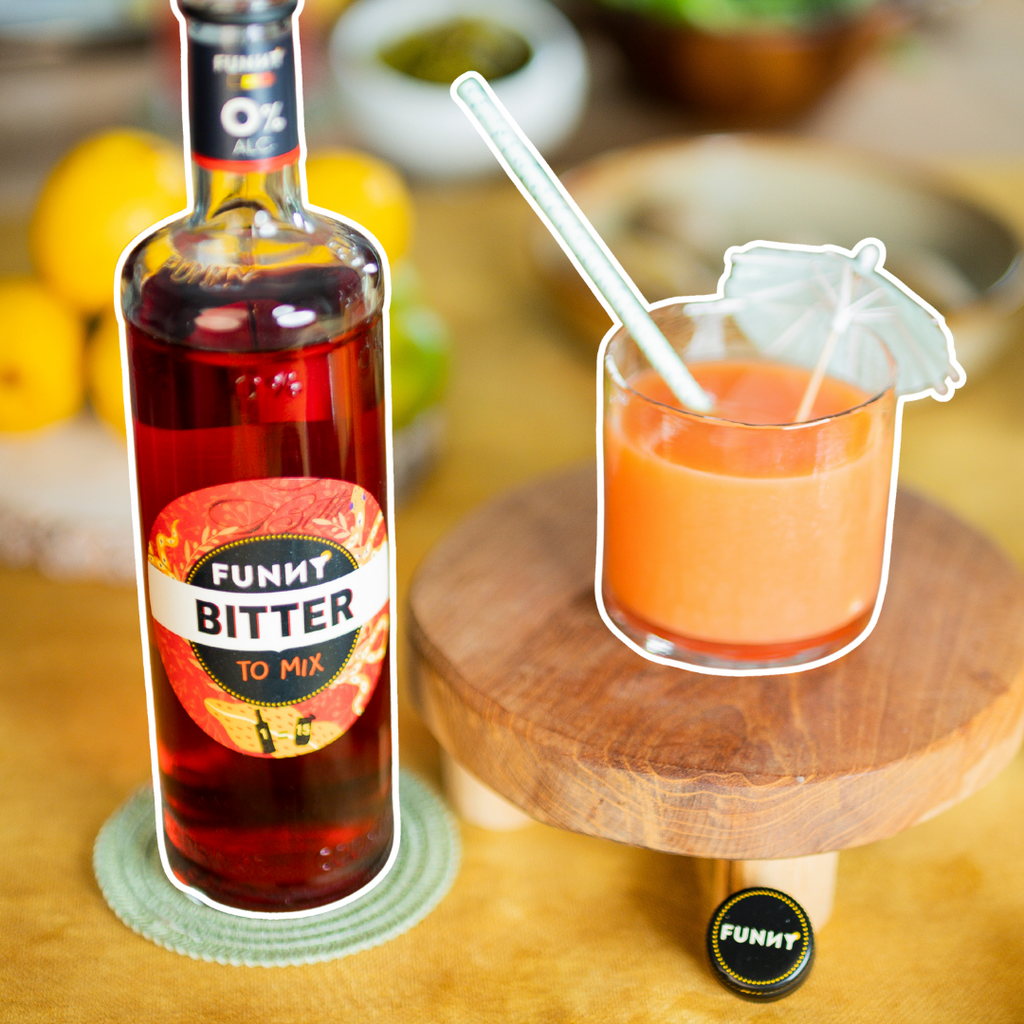 🔴 FUNNY Bitter – 0% alcohol.