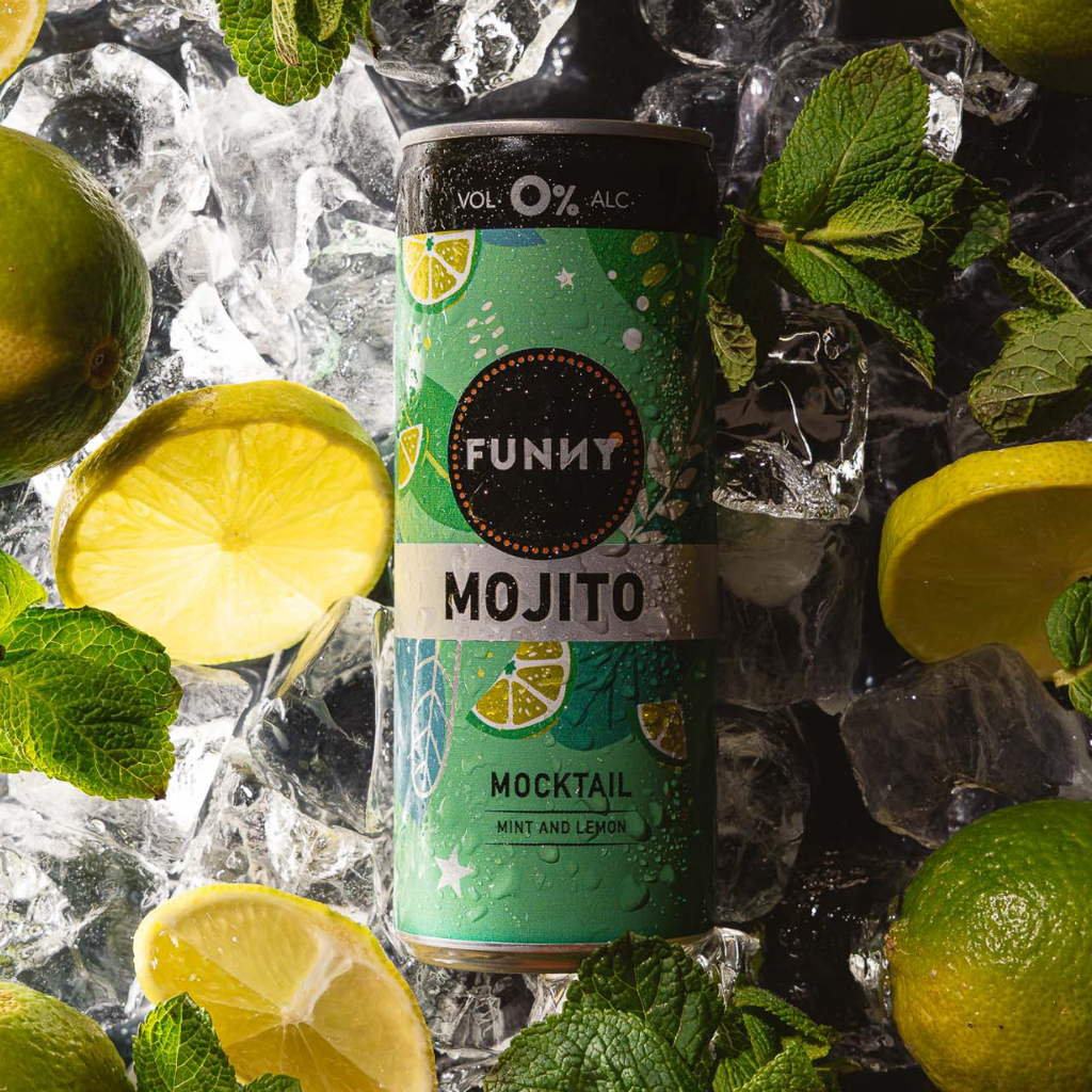 🌿 FUNNY Mojito - can - 0% alc.