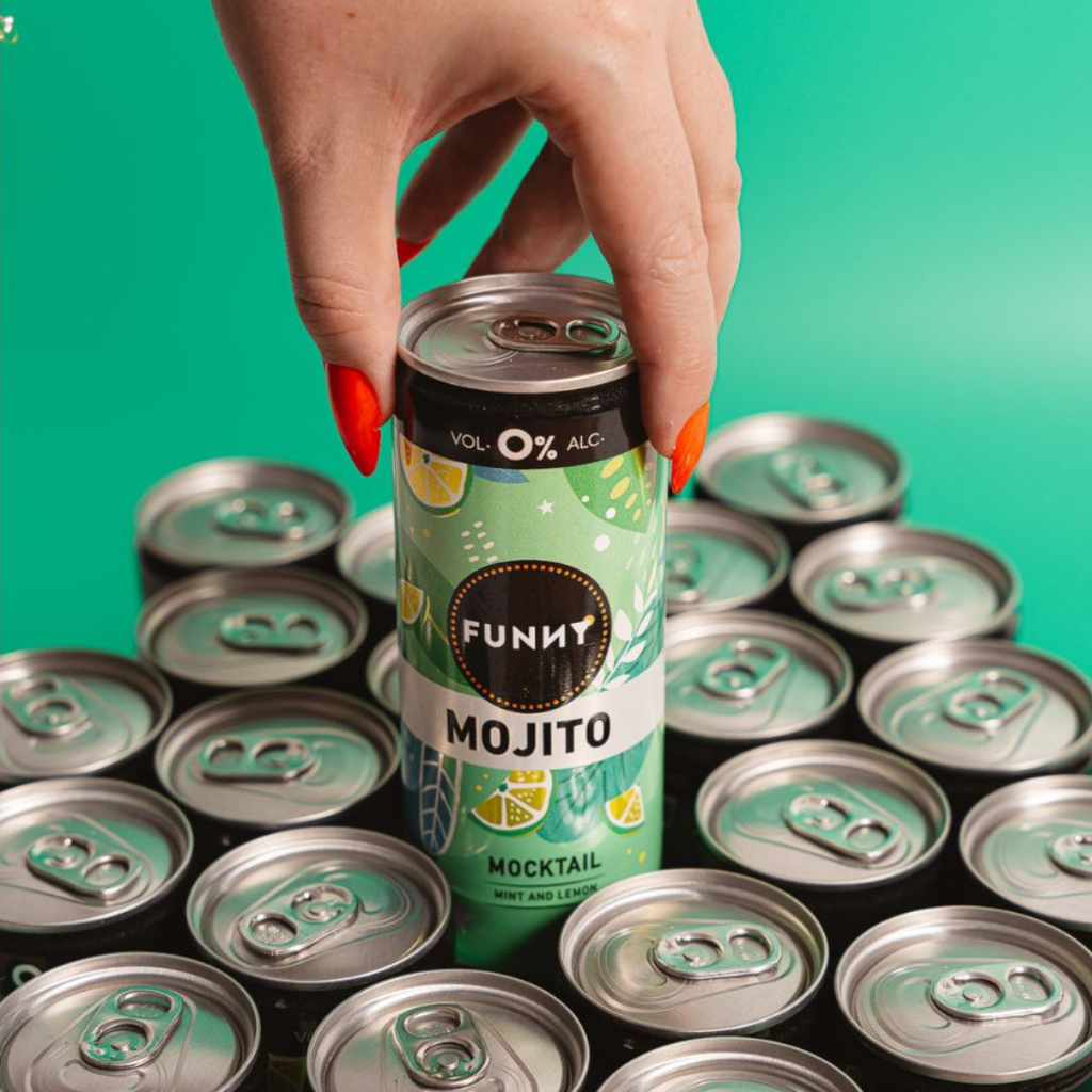 🌿 FUNNY Mojito - can - 0% alc.