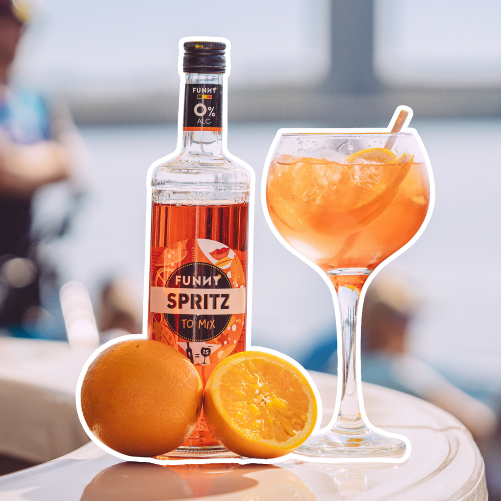 🧡 6-pack of FUNNY Spritz bottles – 0% alc.