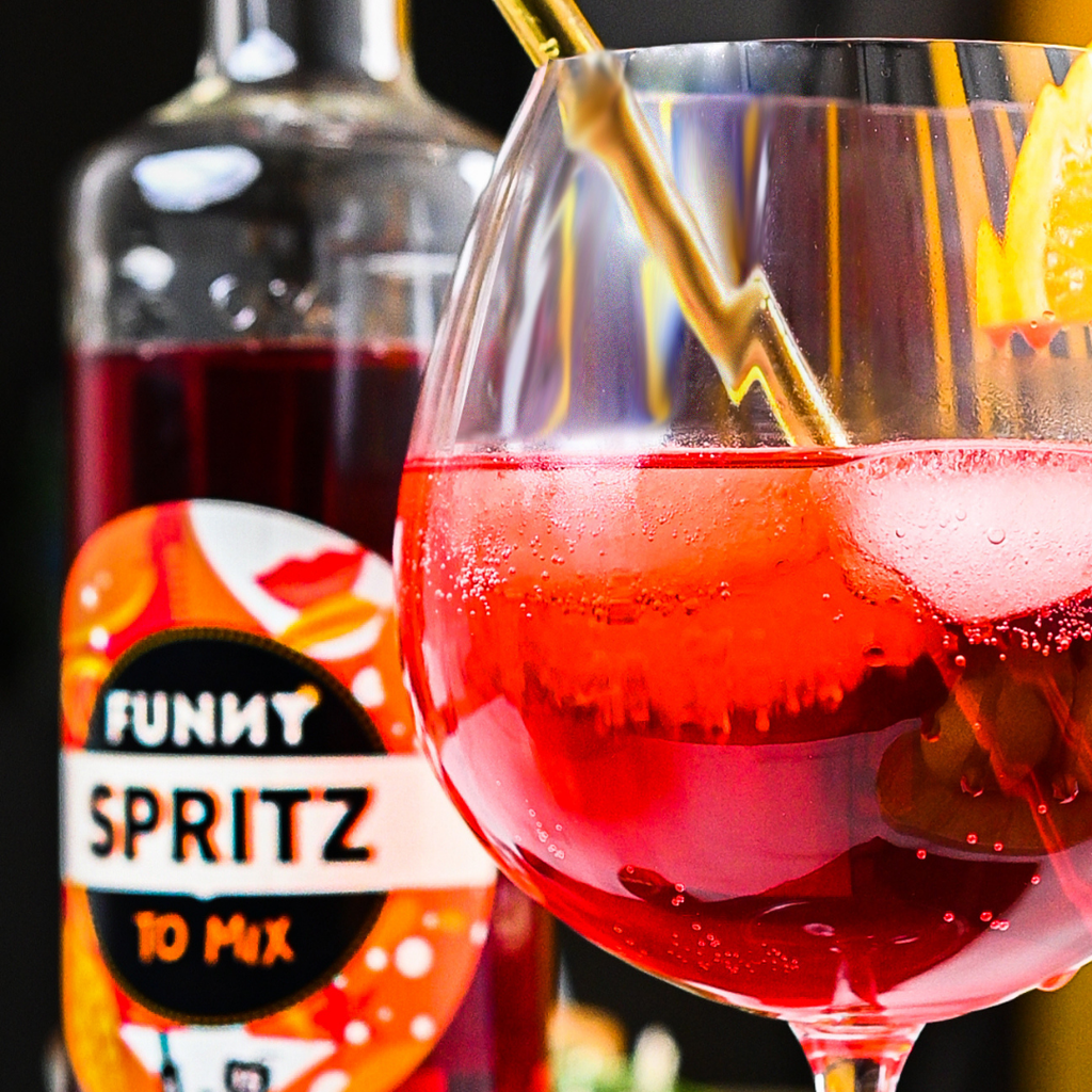 🧡 6-pack of FUNNY Spritz bottles – 0% alc.